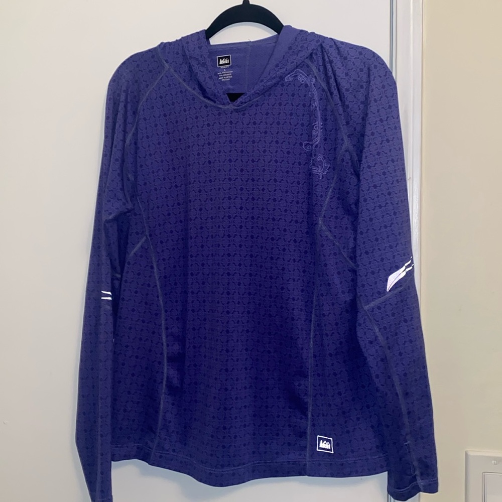 REI training hoodie